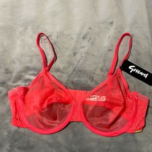 Gossard PINK Glossies Sexy Sheer Molded Bra, US 36C